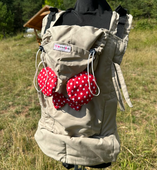 Ergonomska klokanica Levita “Beige Minnie" - Image 3
