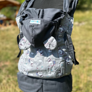 Ergonomska klokanica Levita "Unicorn Sky"